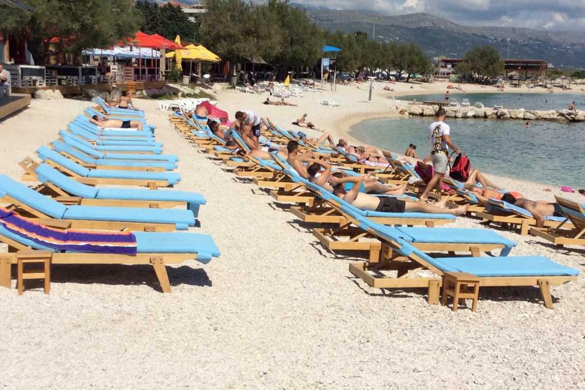 Beach Apartment Lux View Split Buitenkant foto